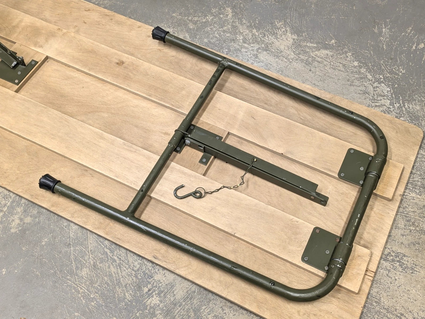 British Army Lightweight Wooden Folding Field Table