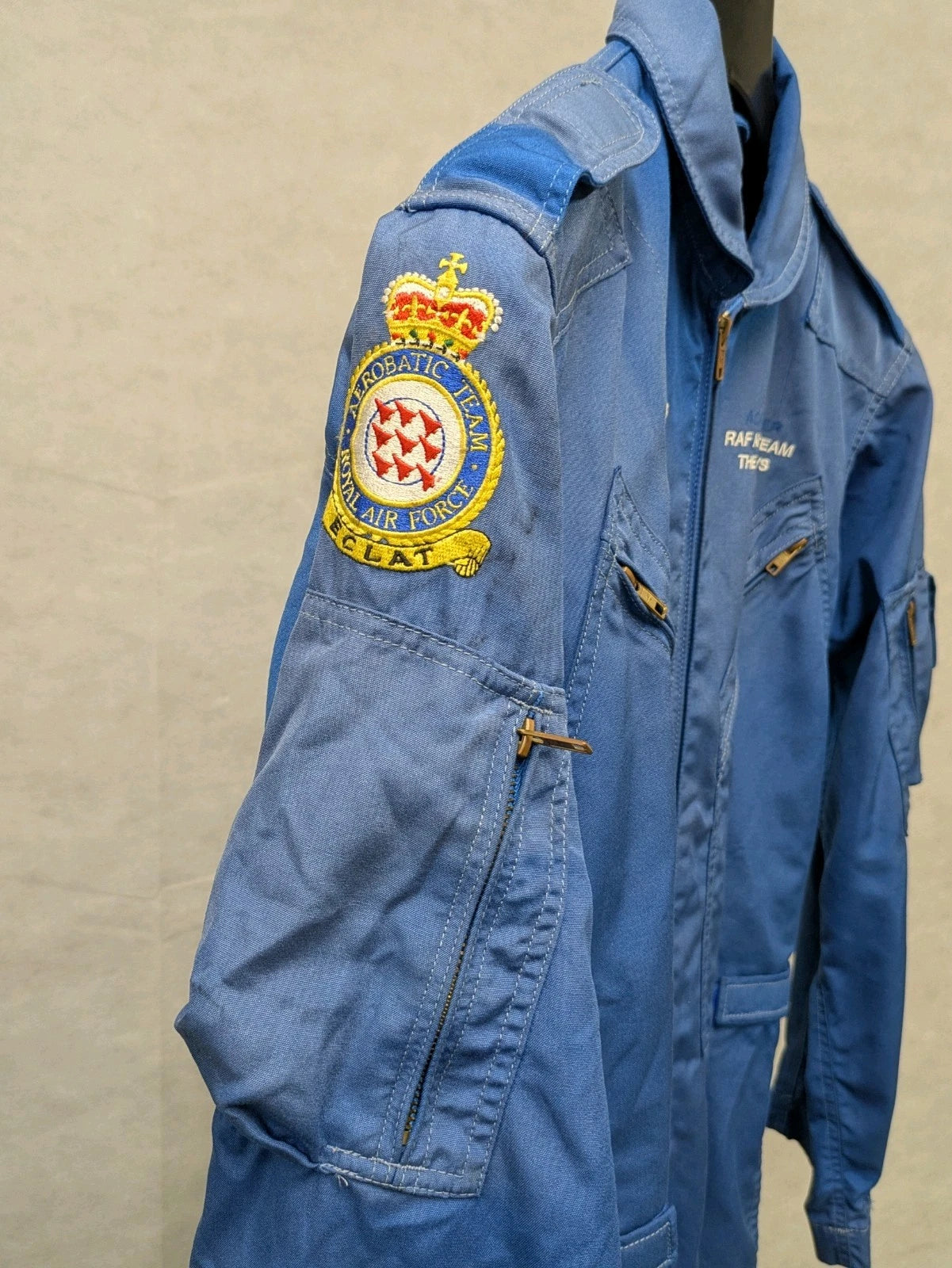 RAF Red Arrows Aerobatic Team Fire Resistant Aircrew Coveralls Blue