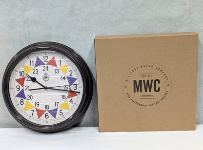 MWC RAF 1940 Battle of Britain Replica Sector 12/24 Hour Wall Clock 12"