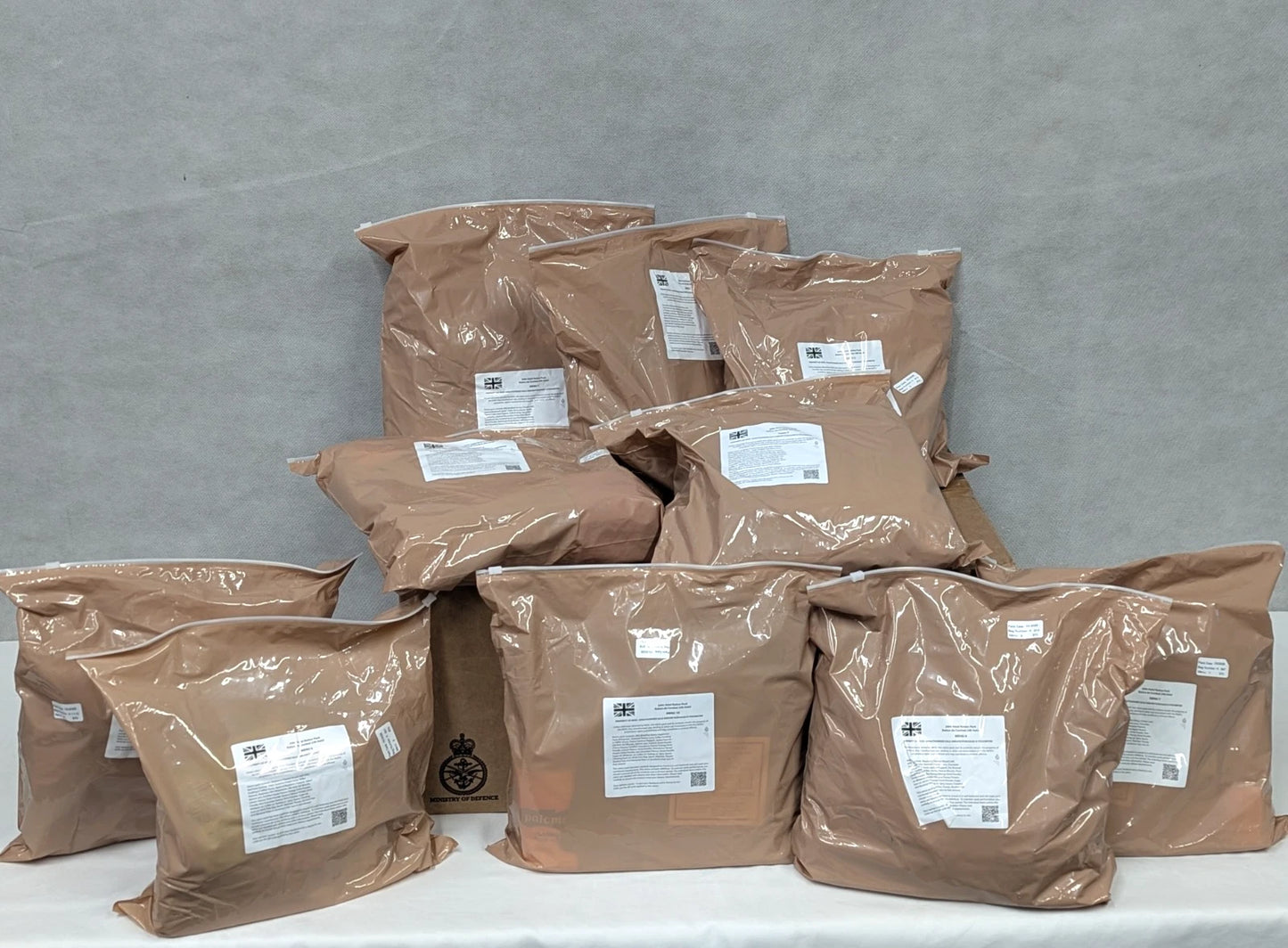 British Army MRE 10 x 24 Hour HALAL Ration Packs Menu 1-10 - Packed 2025
