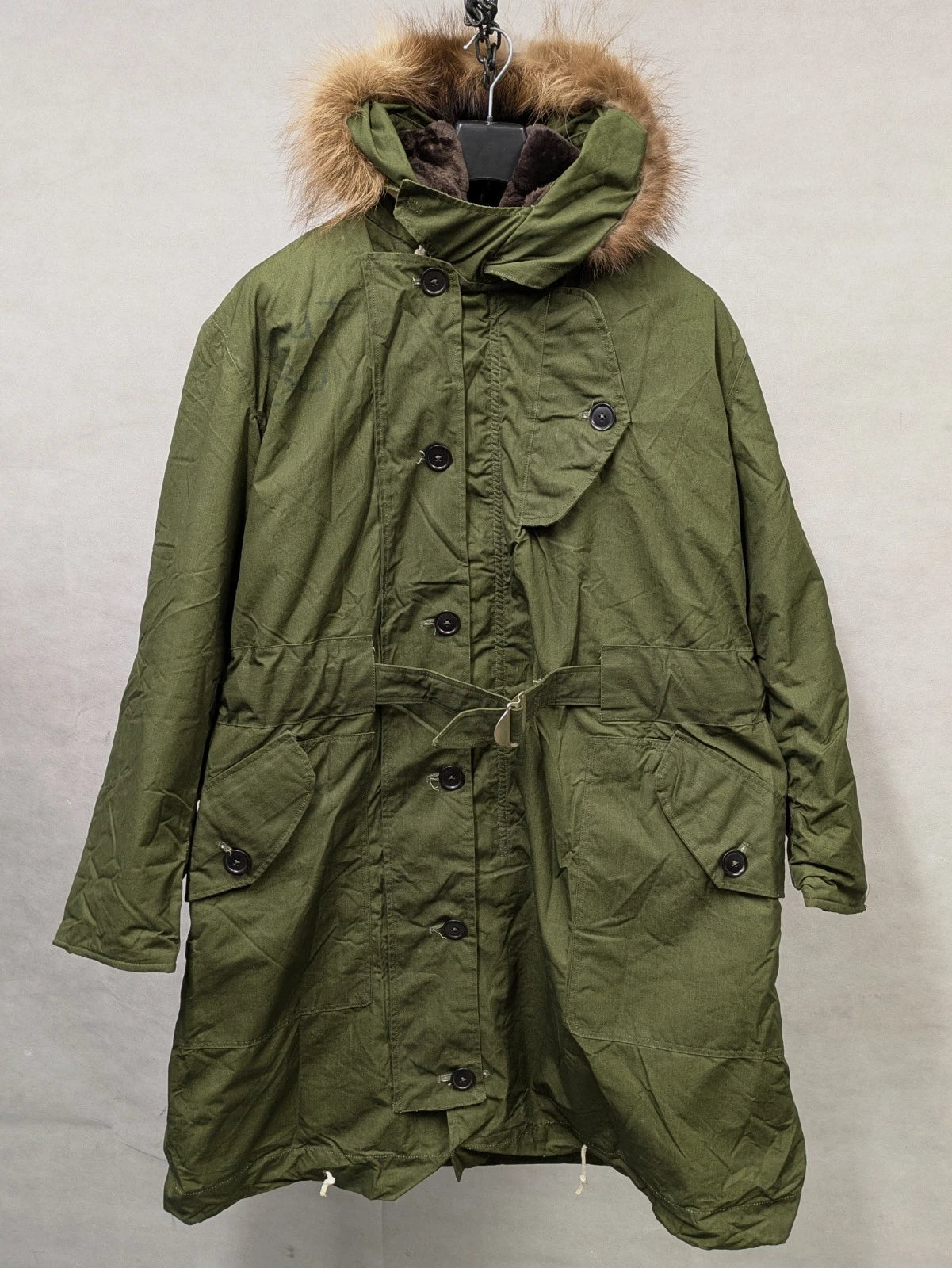 British Army 1951 Pattern Green Ventile Parka Jacket Coat - Size 8