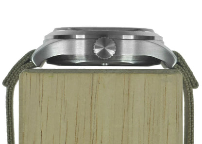 MWC G10LM 50M Date Window 2025 Military Watch Army Green Strap
