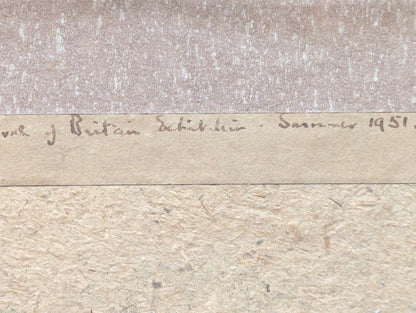 Original Watercolour Painting English Landscape John Christopher Temple Willis