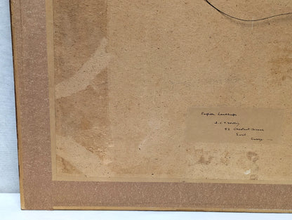 Original Watercolour Painting English Landscape John Christopher Temple Willis