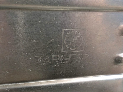 Zarges 40635 Transport Trolley on Wheels Lockable Aluminium Storage Case Box