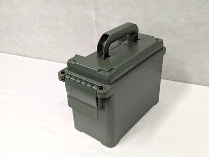Swiss Army Plastic Ammo Tin Ammunition Box Can Green