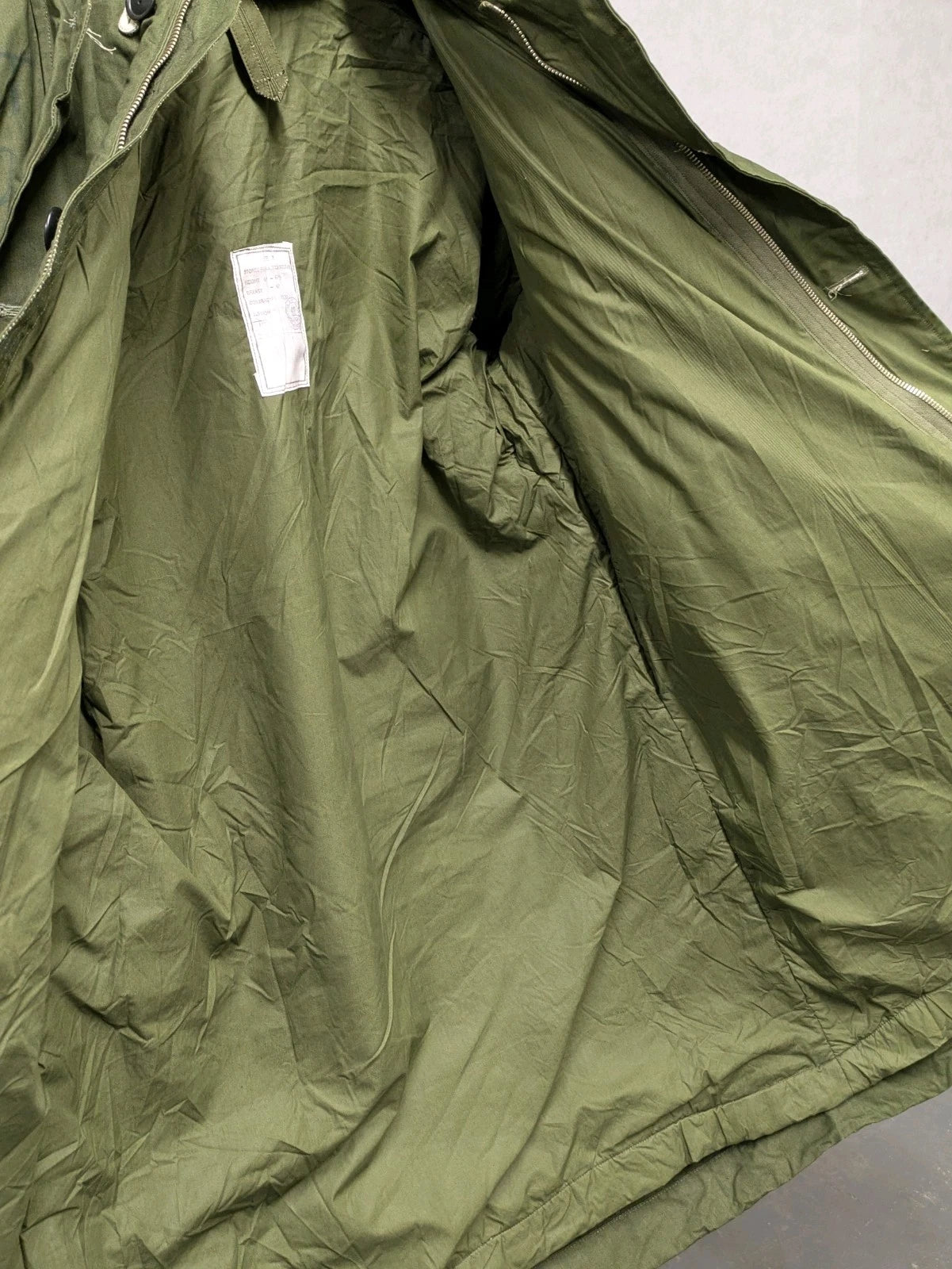 British Army 1951 Pattern Green Ventile Parka Jacket Coat - Size 8
