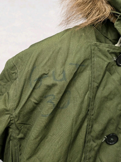 British Army 1951 Pattern Green Ventile Parka Jacket Coat - Size 8