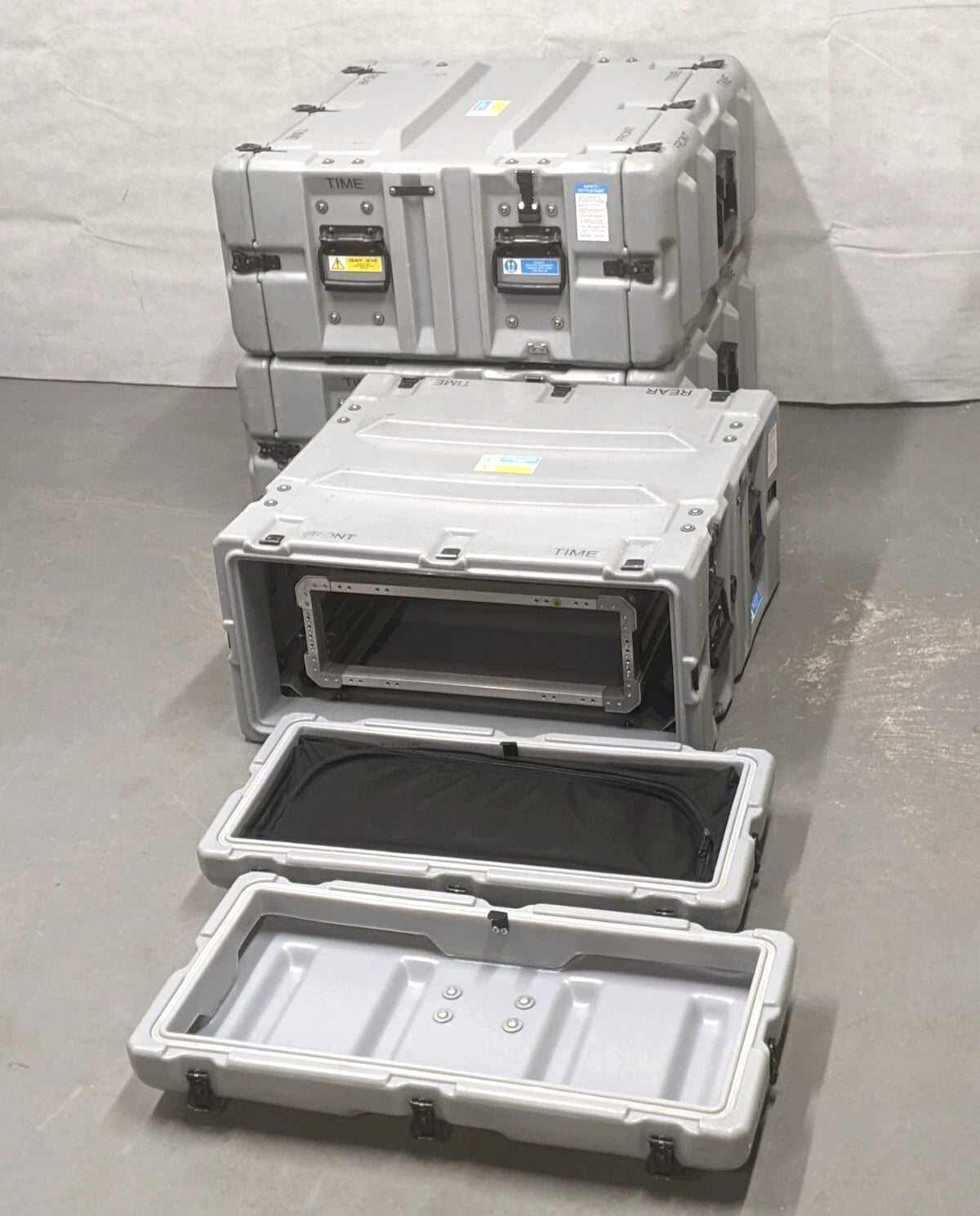 Hardigg 19" 3U Double End Shock Rack Mount Case Box