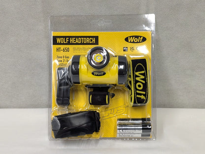 Wolf Safety ATEX LED Headtorch HT-650 Zone 0