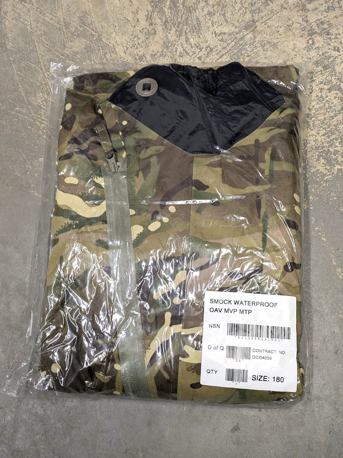 British Army MTP MVP OAV Waterproof Combat Smock Jacket Poncho