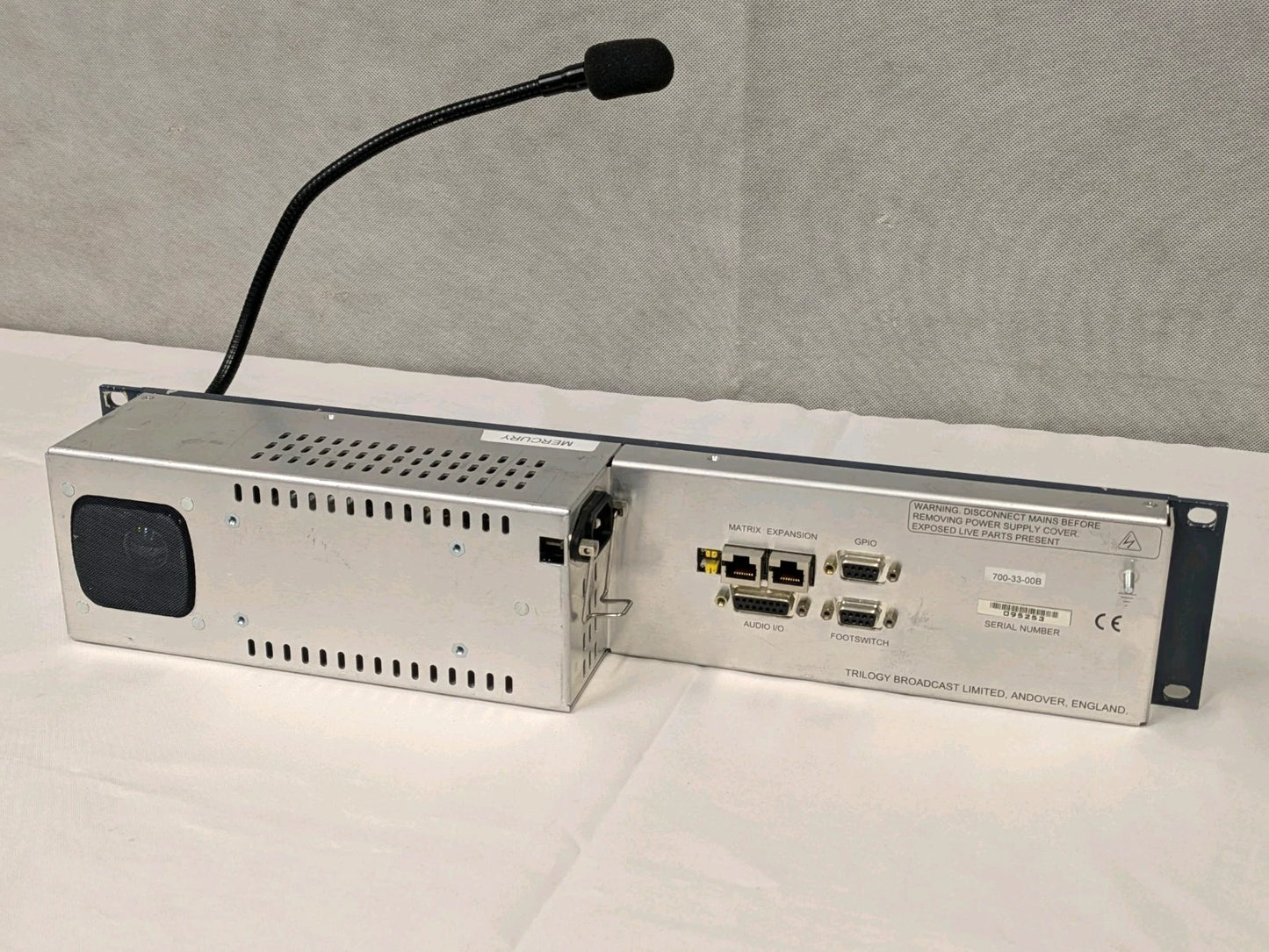 Trilogy Mercury 32 Channel Intercom Talkback Panel System