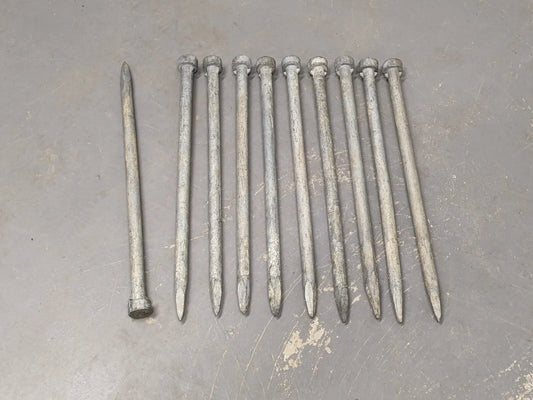 Heavy Duty Galvanised Steel Marquee Gazebo Tent Pegs Stakes Pins