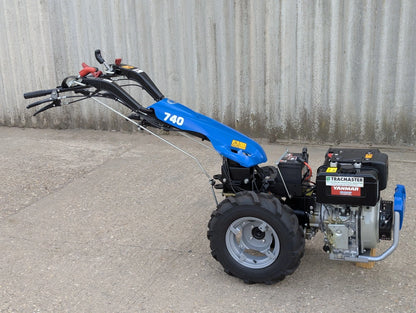 BCS 740 Powersafe Two Wheel Tractor Yanmar LN100 Diesel Electric-Start