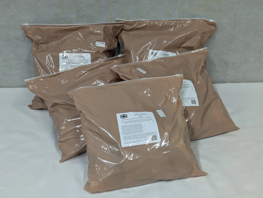 British Army MRE 5 x 24 Hour HALAL Ration Packs - Packed 2025
