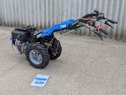 BCS 740 Powersafe Two Wheel Tractor Yanmar LN100 Diesel Electric-Start