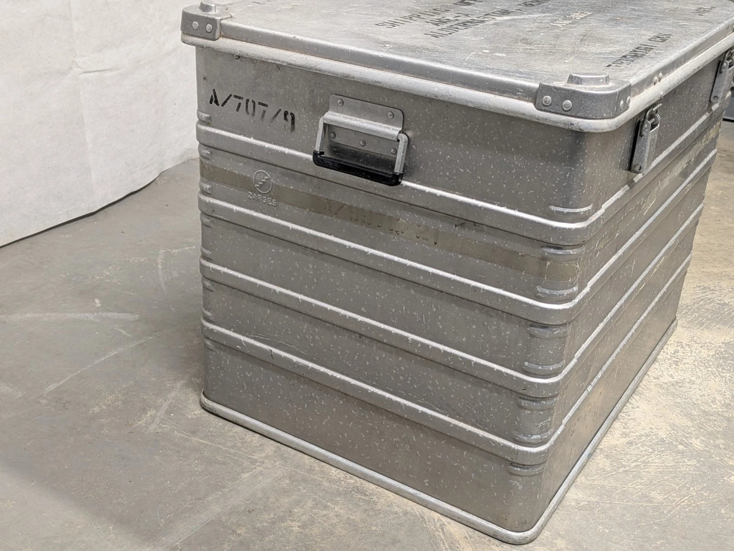 Zarges Aluminium Lockable Transport Equipment Flight Storage Case Box