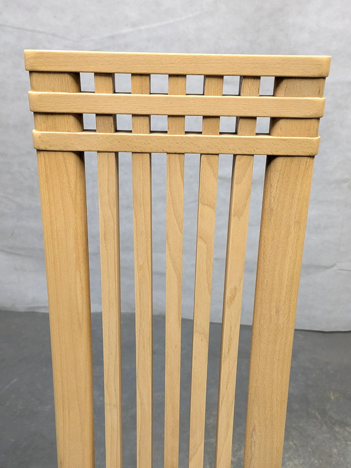 Set of 6 Actona Danish High Back Wooden Dining Chairs Union Jack c.1980/90's