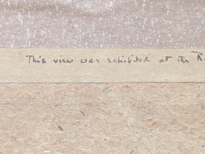 Original Watercolour Painting English Landscape John Christopher Temple Willis