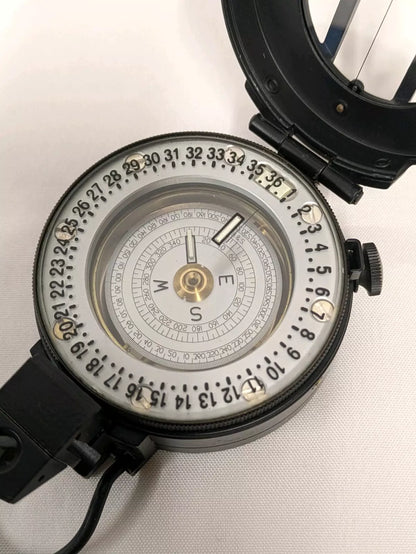 Francis Barker M-73 Prismatic Marching Compass (Degrees)