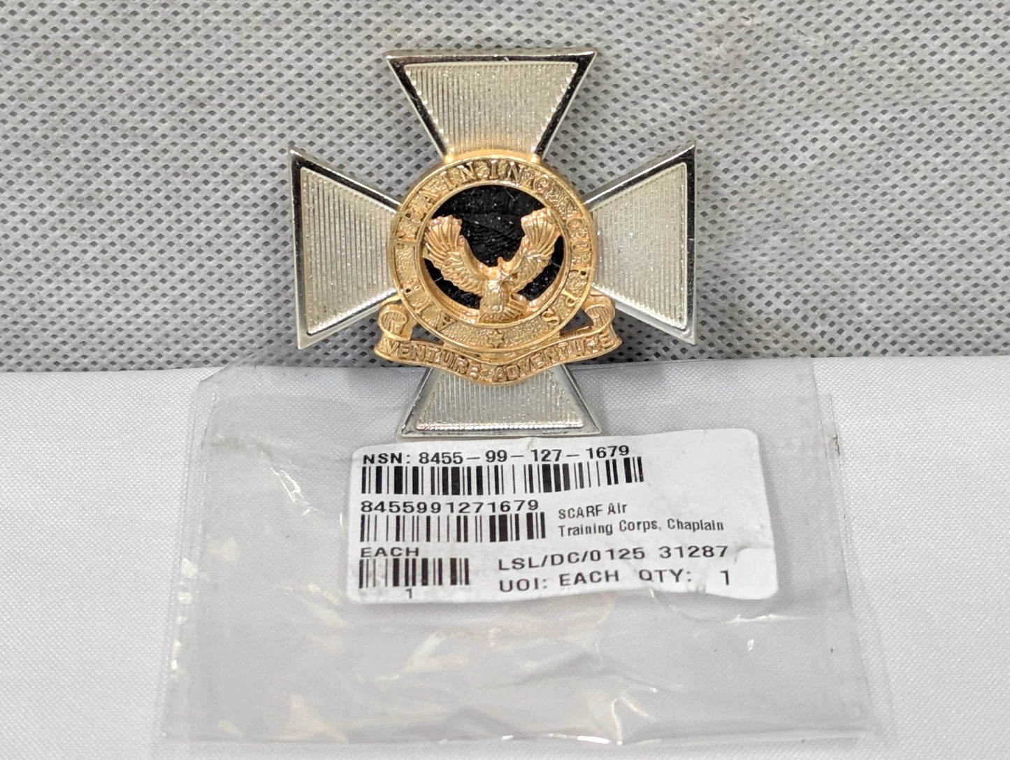 Royal Air Force RAF Cadets Air Training Corps Chaplain Scarf Badge