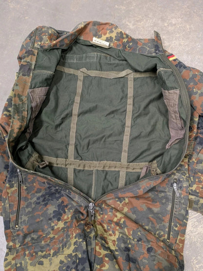 German Army Bundeswehr Flecktarn Tank Suit Coveralls