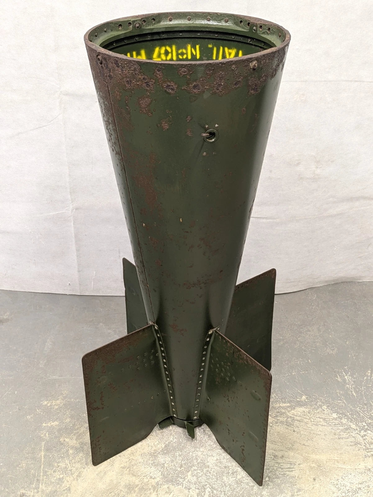 RAF Bomb Tail Fin No. 107 MK4 1000lb Medium Capacity - Dated 1965