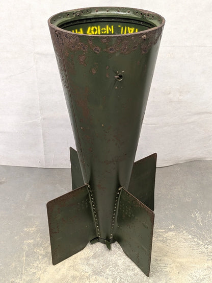 RAF Bomb Tail Fin No. 107 MK4 1000lb Medium Capacity - Dated 1965
