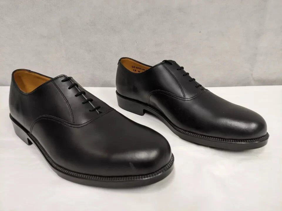 Royal Navy Black Leather Dress Uniform Parade Shoes