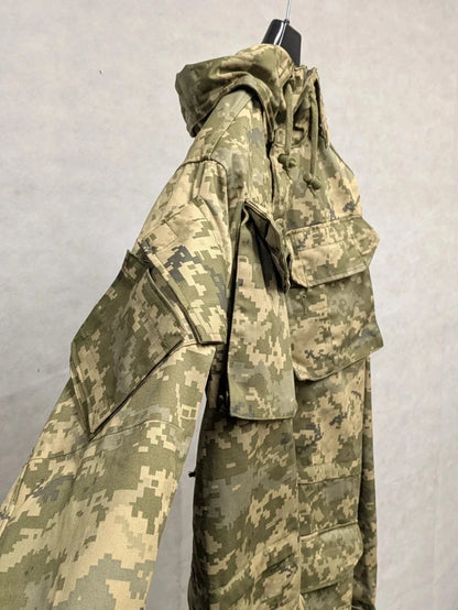 OP INTERFLEX MM-14 Digital Pixel Camo Windproof Combat Smock Jacket - NEW