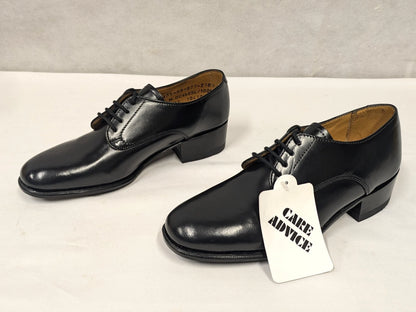 Ladies Black Leather Gibson Dress Uniform Parade Shoes