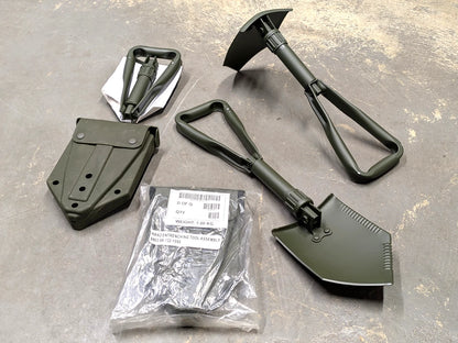 Trifold Entrenching Shovel Spade Tool & Case - NEW