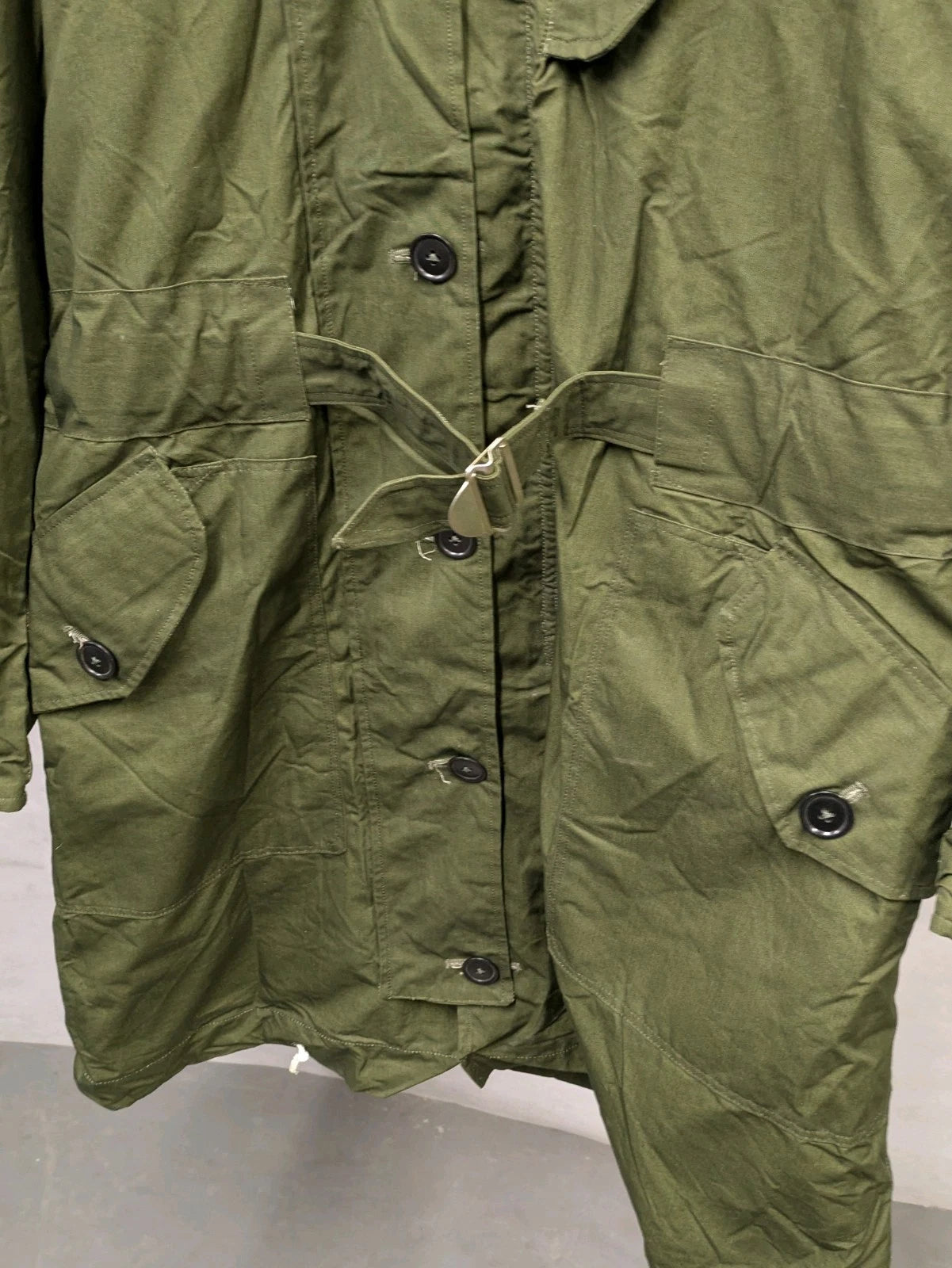 British Army 1951 Pattern Green Ventile Parka Jacket Coat - Size 8
