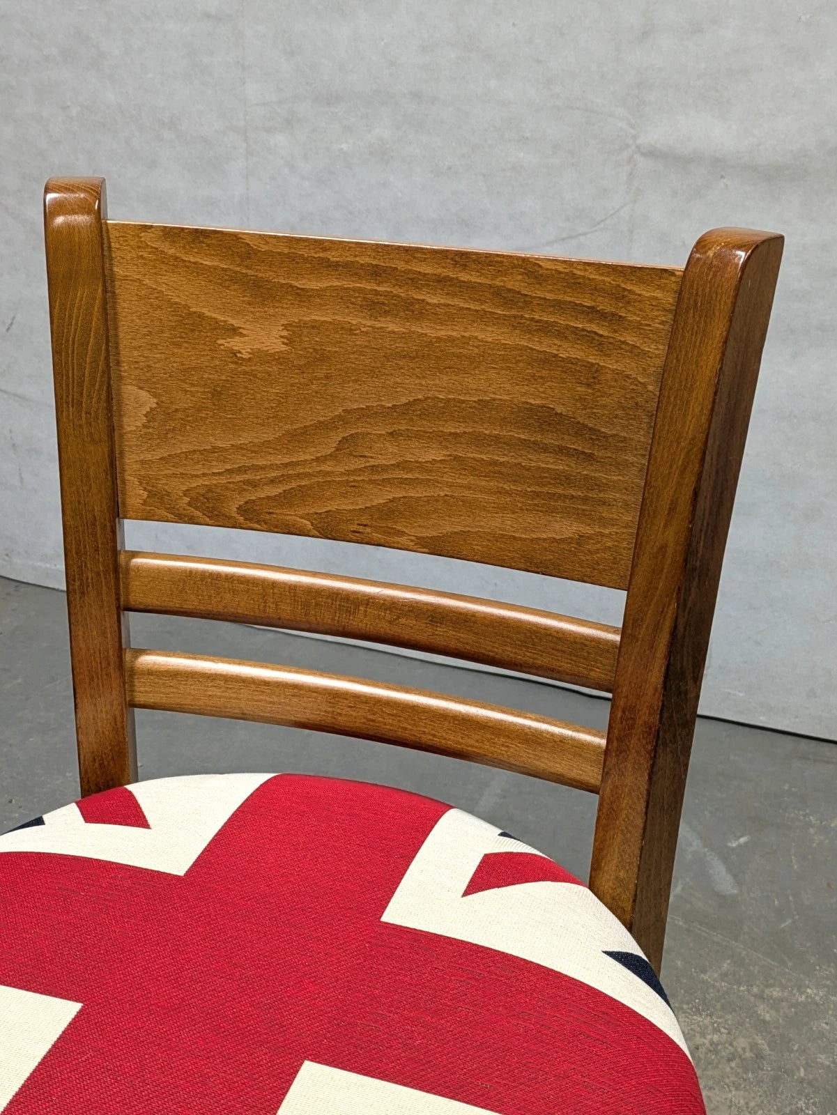 Heavy Duty Industrial Wooden Chair Union Jack