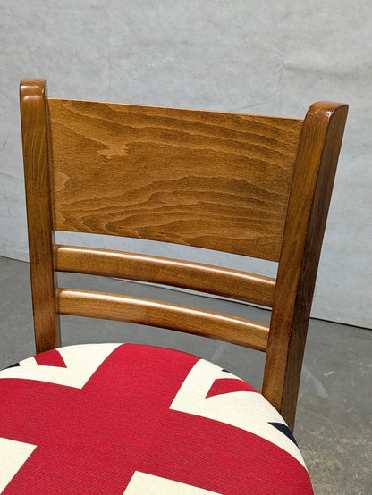 Heavy Duty Industrial Wooden Chair Union Jack