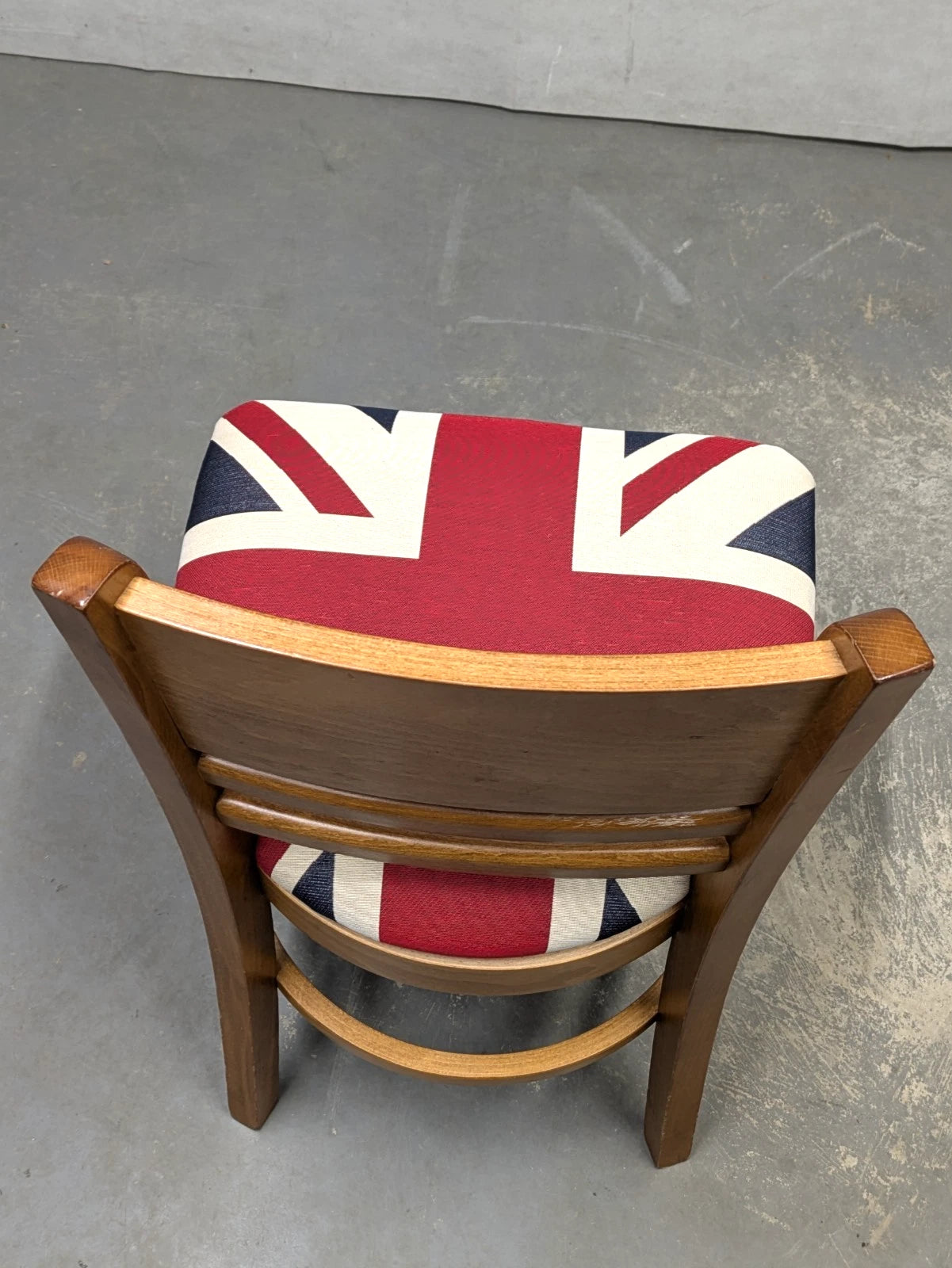 Heavy Duty Industrial Wooden Chair Union Jack
