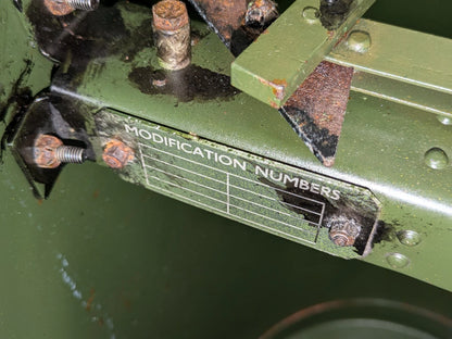 RAF Bomb Tail Fin No. 107 MK4 1000lb Medium Capacity - Dated 1965