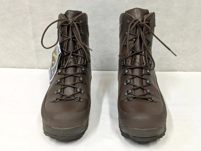 Iturri Brown Leather Goretex Cold Wet Weather Combat Boots