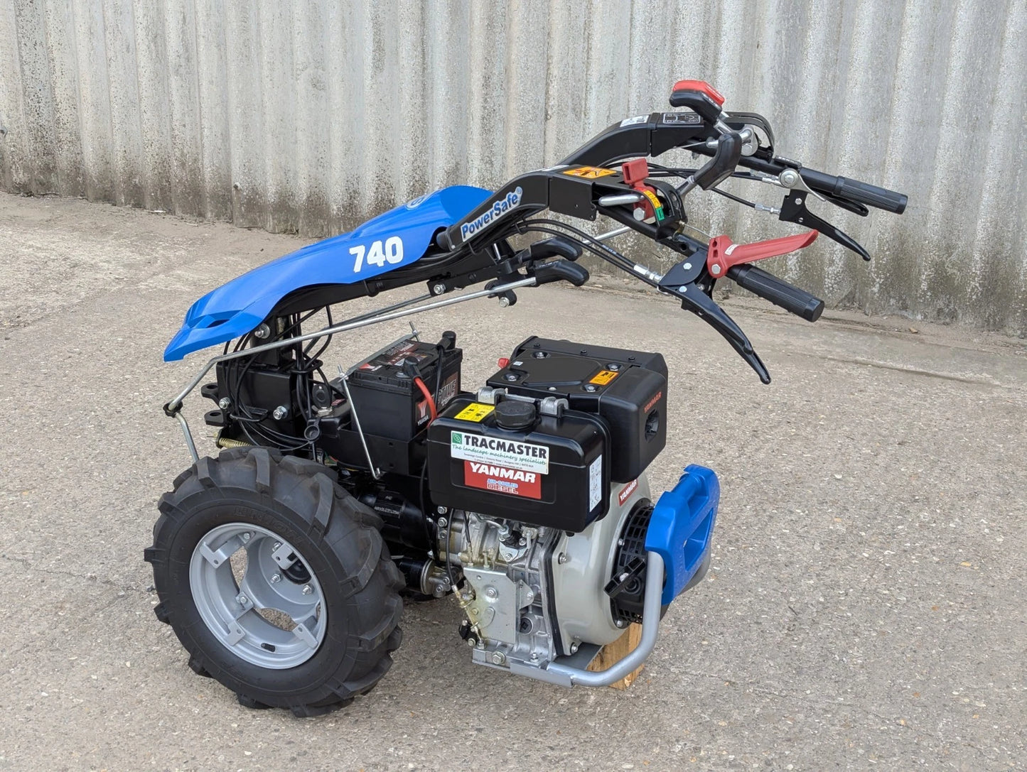 BCS 740 Powersafe Two Wheel Tractor Yanmar LN100 Diesel Electric-Start