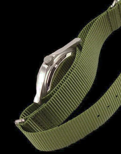 MWC G10LM 50M Date Window 2025 Military Watch Army Green Strap