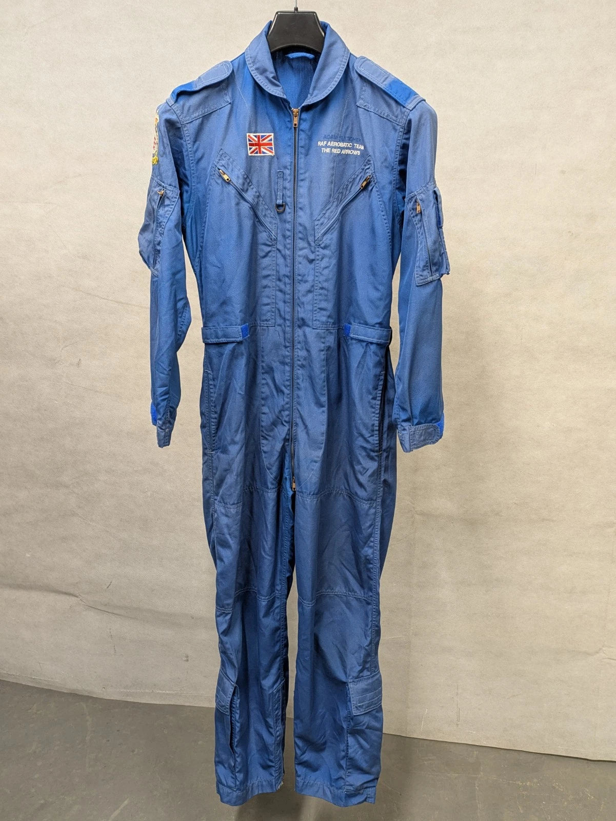 RAF Red Arrows Aerobatic Team Fire Resistant Aircrew Coveralls Blue