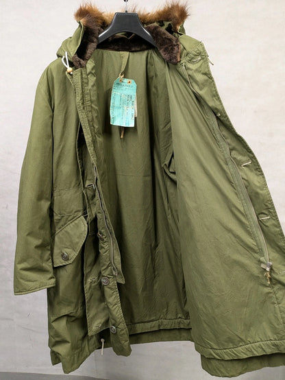 British Army 1951 Pattern Green Ventile Parka Jacket Coat Sealed Pattern - Size 8