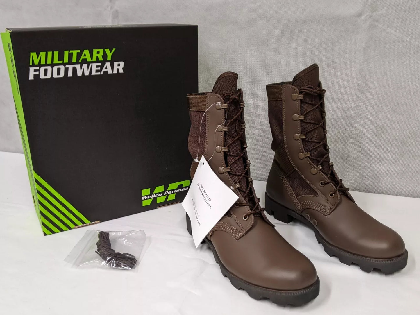 Wellco Peruana Jungle Brown Combat Boots