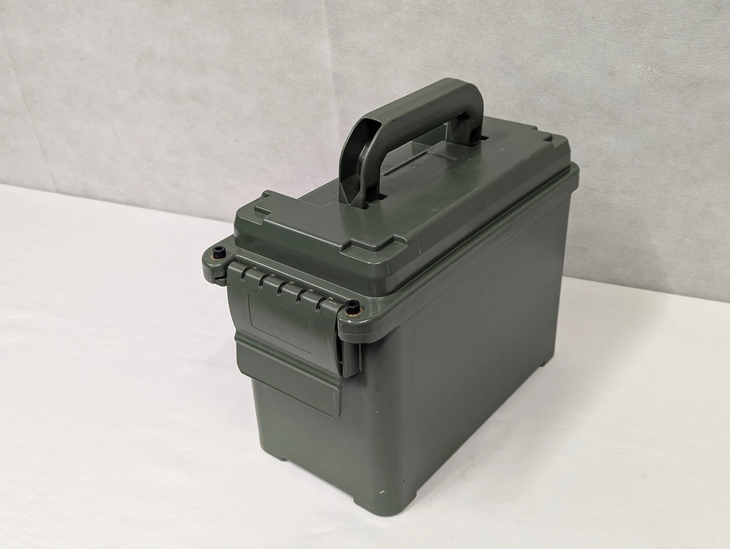 Swiss Army Plastic Ammo Tin Ammunition Box Can Green