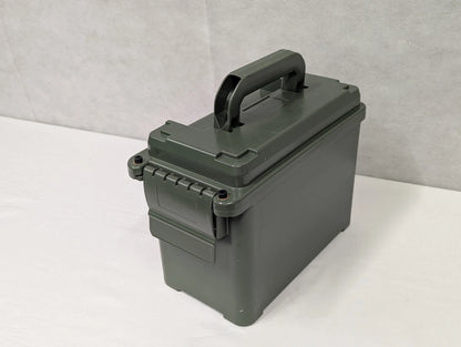Swiss Army Plastic Ammo Tin Ammunition Box Can Green