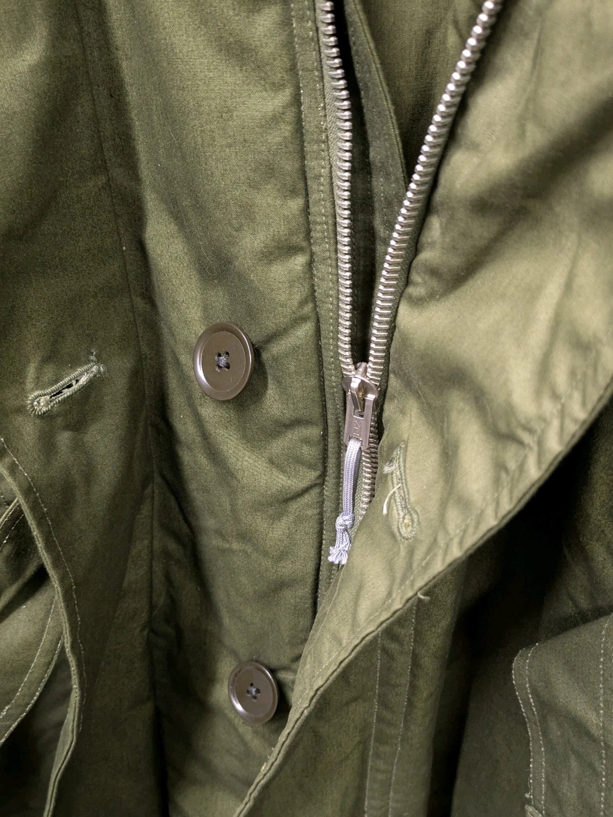 British Army 1951 Pattern Green Ventile Parka Jacket Coat Sealed Pattern - Size 7