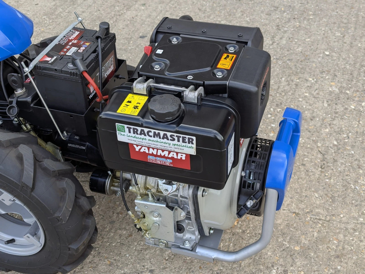 BCS 740 Powersafe Two Wheel Tractor Yanmar LN100 Diesel Electric-Start