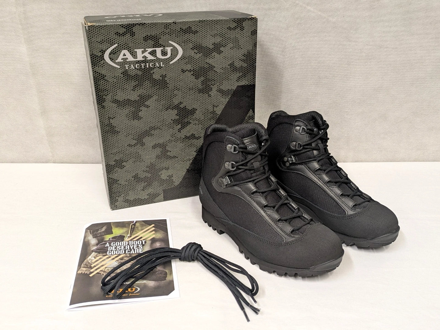 AKU Pilgrim Black Suede Leather High Liability Combat Boots