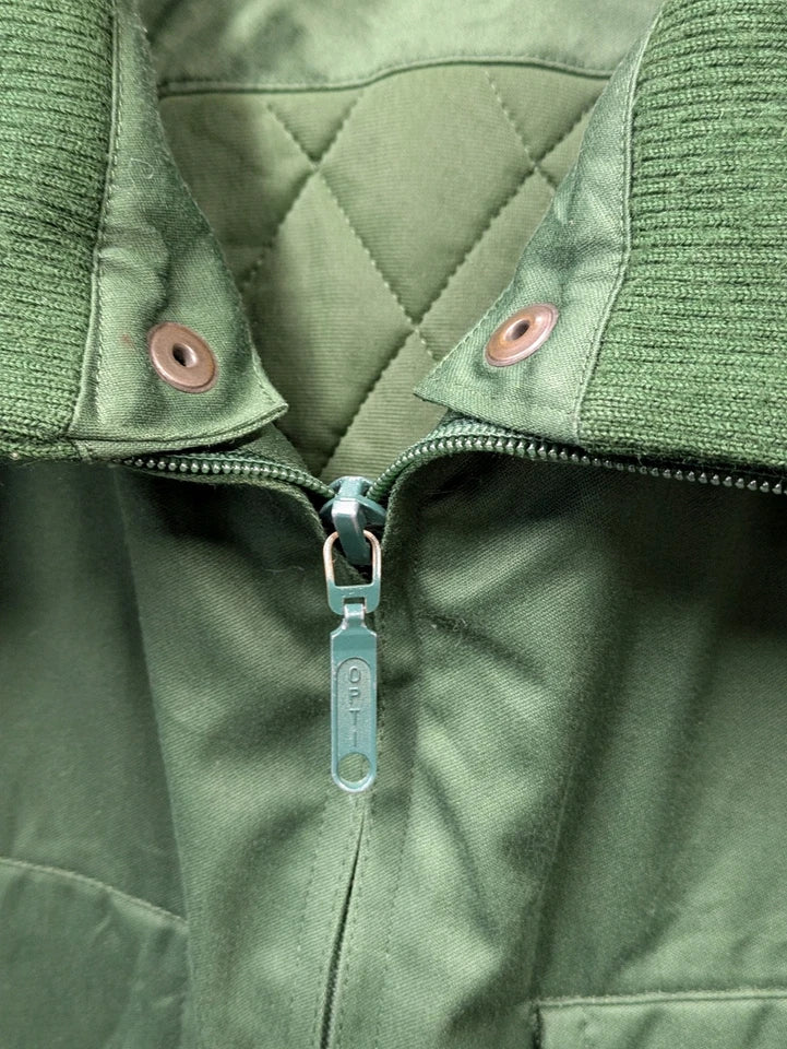 German Saarland Police Waterproof BGS Border Guard Jacket Size 52" Chest - Vintage Polizel
