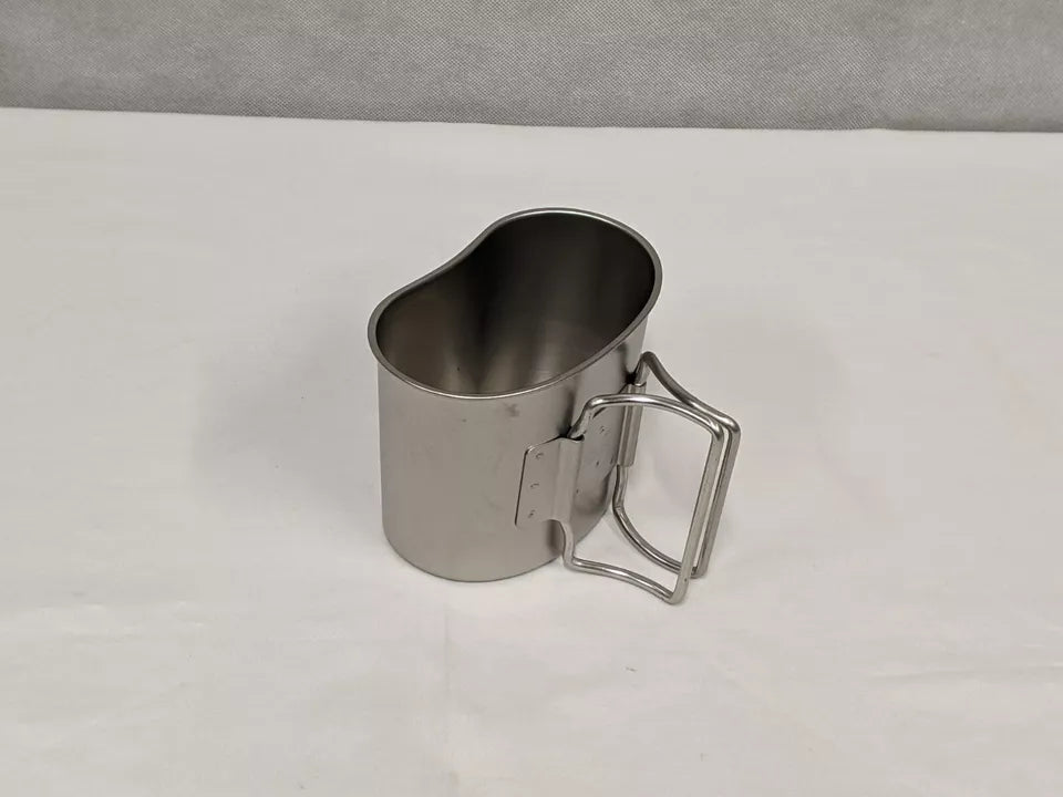 Dutch Army Military Stainless Steel Mess Mug Pot